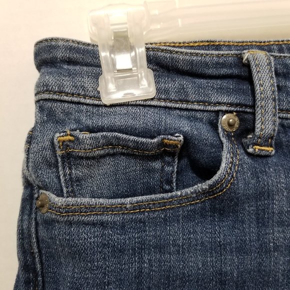 Lucky Brand shorts 2/26 Sweet Straight DIY cutoff frayed hem denim jean distress - Picture 3 of 15